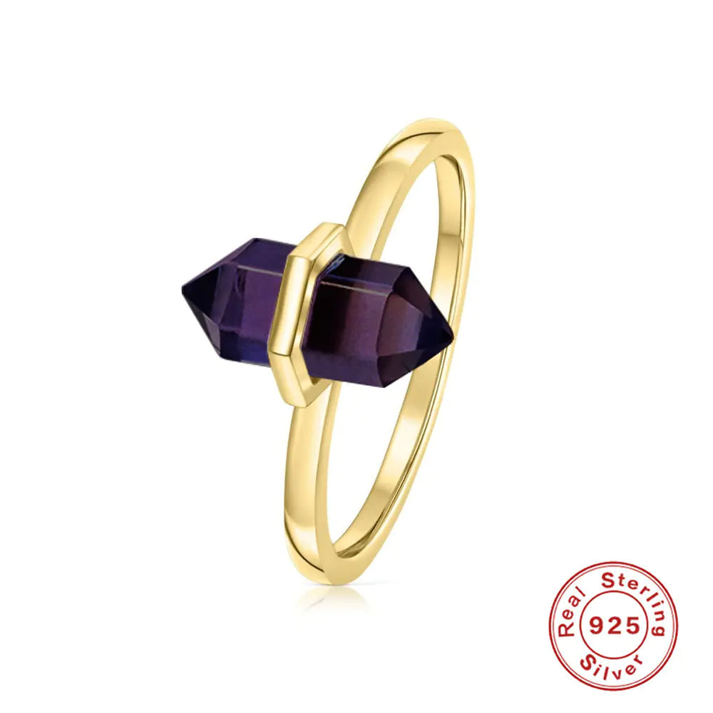 S925 Sterling Silver Luxury Diamond Crystal Ring