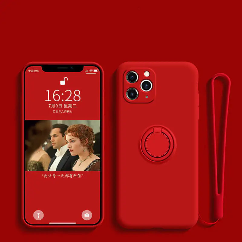 Sleek Silicone Grip Case - iPhone Compatible