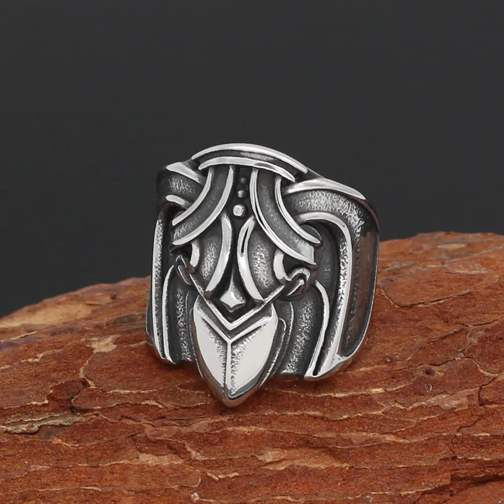 Viking Spirit Titanium Steel Ring