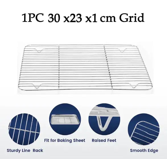 Versatile Stainless Baking Tray