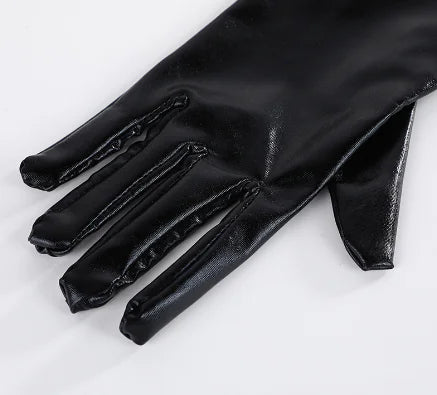 Autumn Chic Punk PU Leather Gloves - Shopaustralia