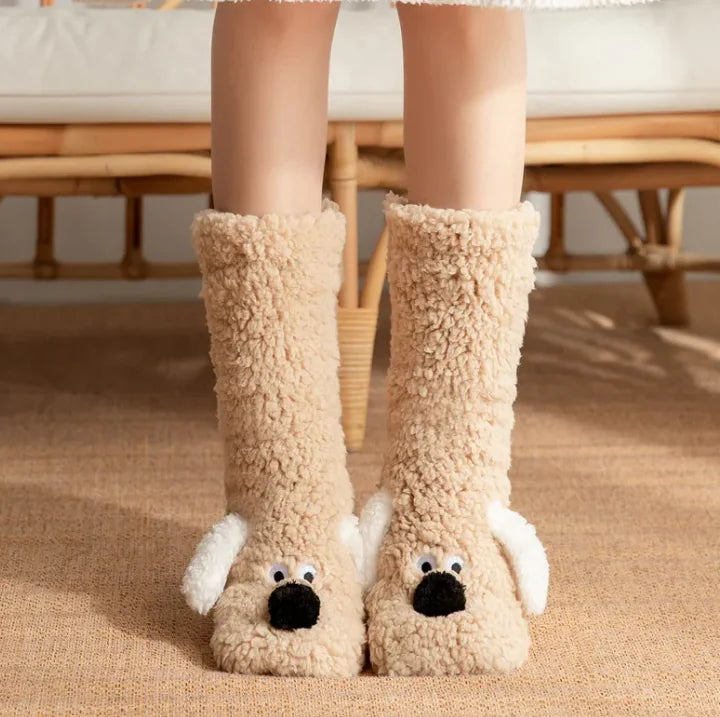 Cozy Canine Plush Socks