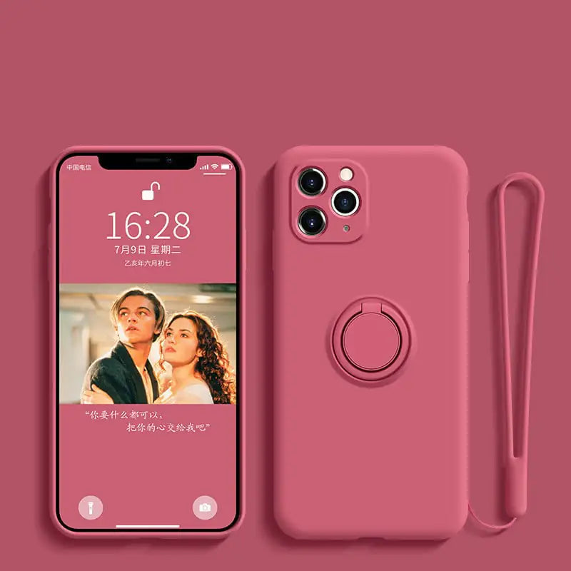 Sleek Silicone Grip Case - iPhone Compatible