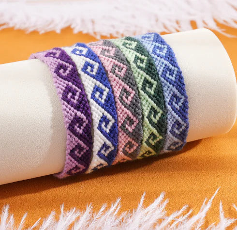 Surf Spirit Embroidered Bracelets