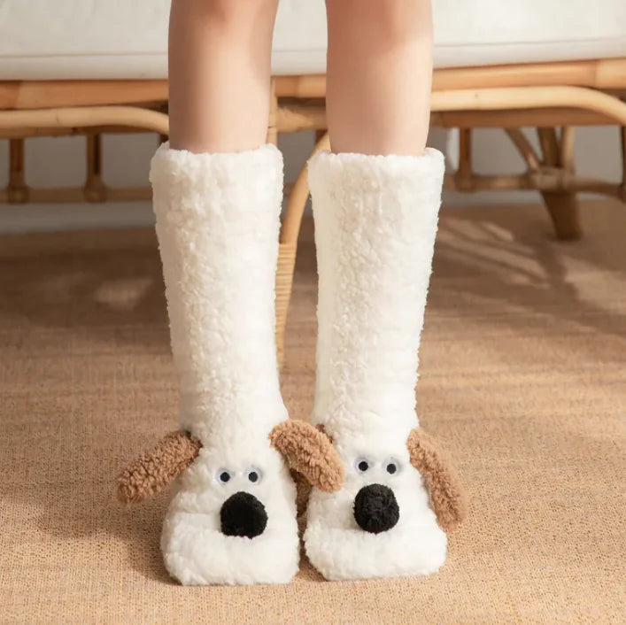 Cozy Canine Plush Socks