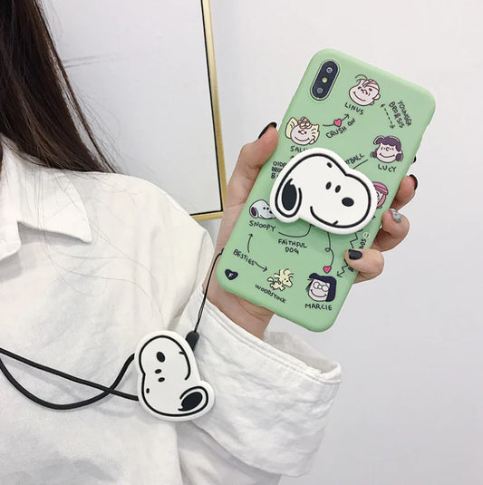 Chic Snoopy Case with Stand