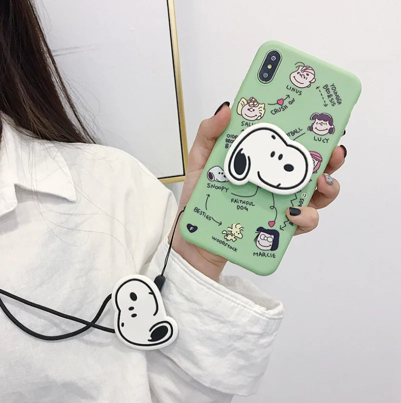 Chic Snoopy Case with Stand