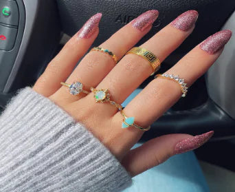 S925 Sterling Silver Luxury Diamond Crystal Ring