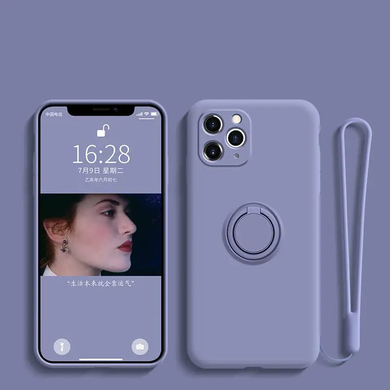 Sleek Silicone Grip Case - iPhone Compatible